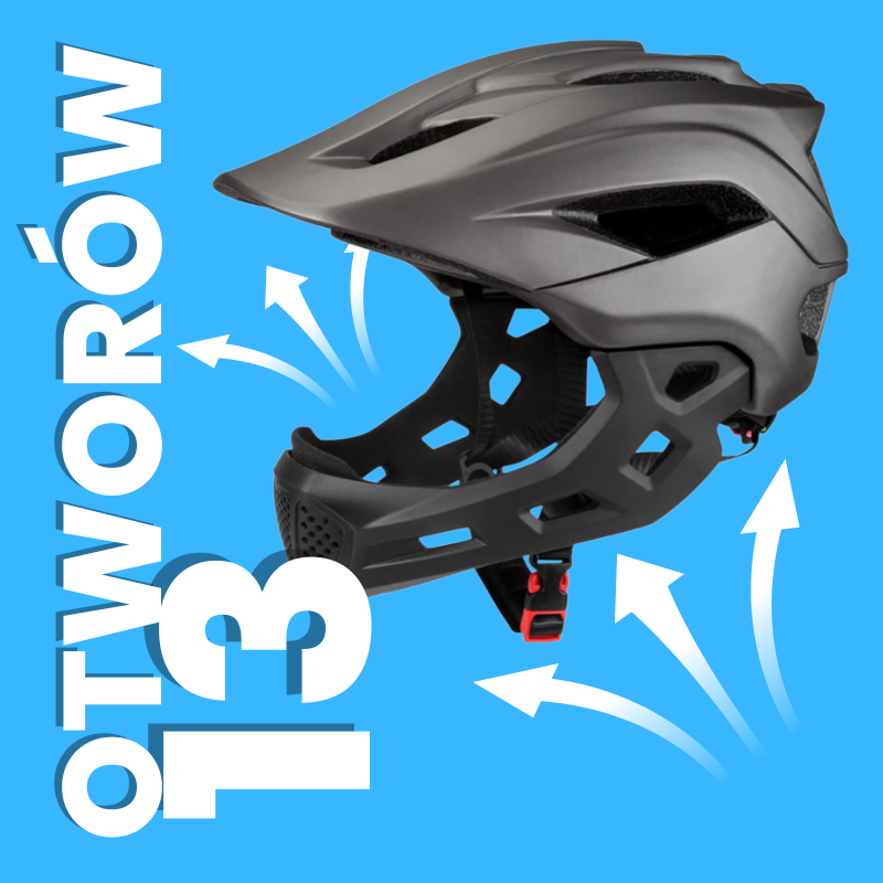 Kask Full-Face 2w1