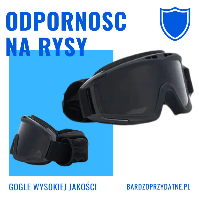 Gogle ochronne do kasku