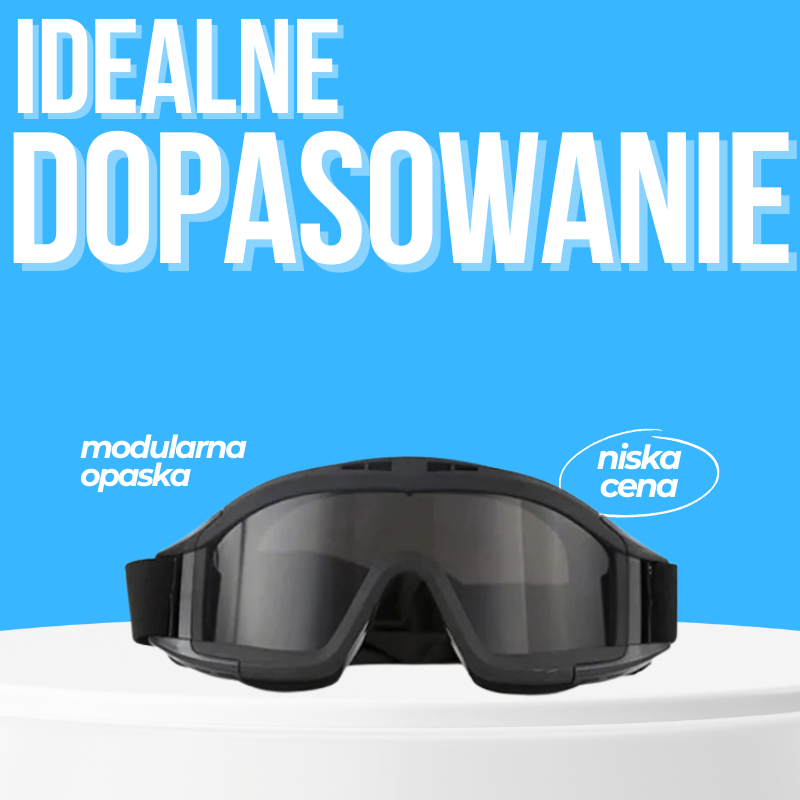 Gogle ochronne do kasku